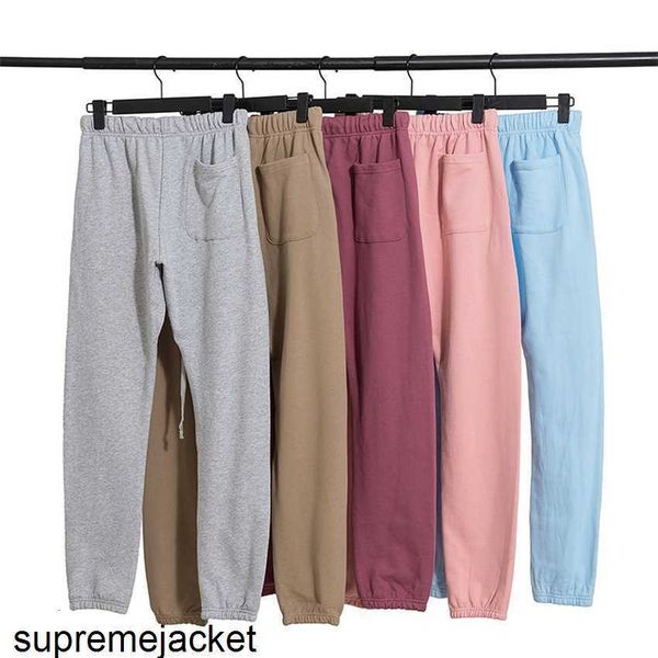 

feel essentials reflective high street drawstring pants casual, Black