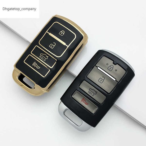 

new tpu car key case cover shell fob for kia cadenza k9 k7 k-04 sorento k900 and new k7 key 2013 year to 2016 year 4 button