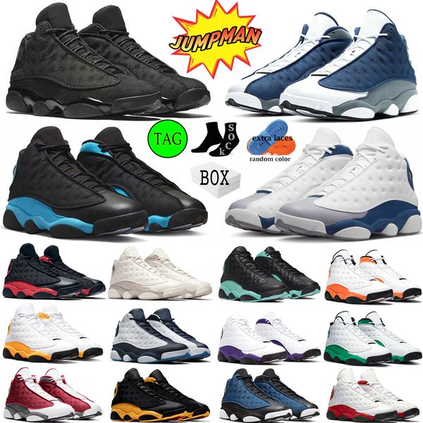 

basketball shoes 13 13s mens jumpman womens trainers sneakers new style of black cat university blue dirty bred court purple chicago eur