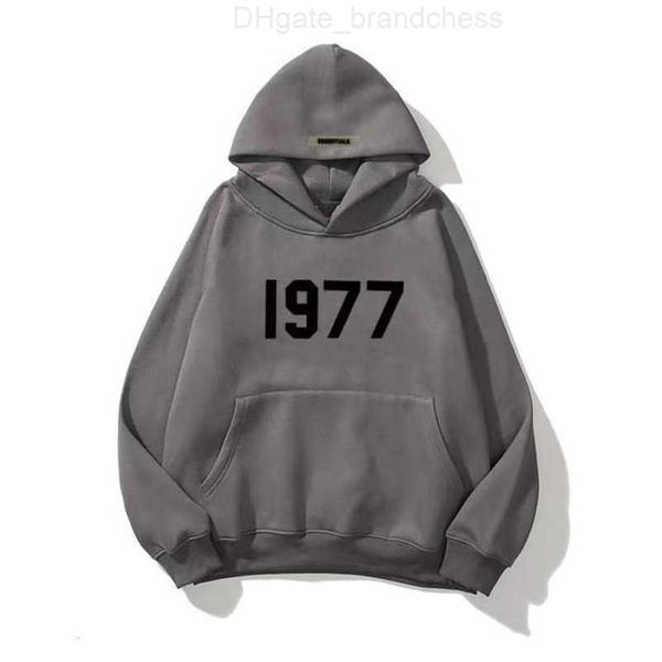 

luxury ess men's sweatshirts jackets hoodies men women letter essentials pullover hooded street hip hop sweatshirt sweater hoodie casua, Black