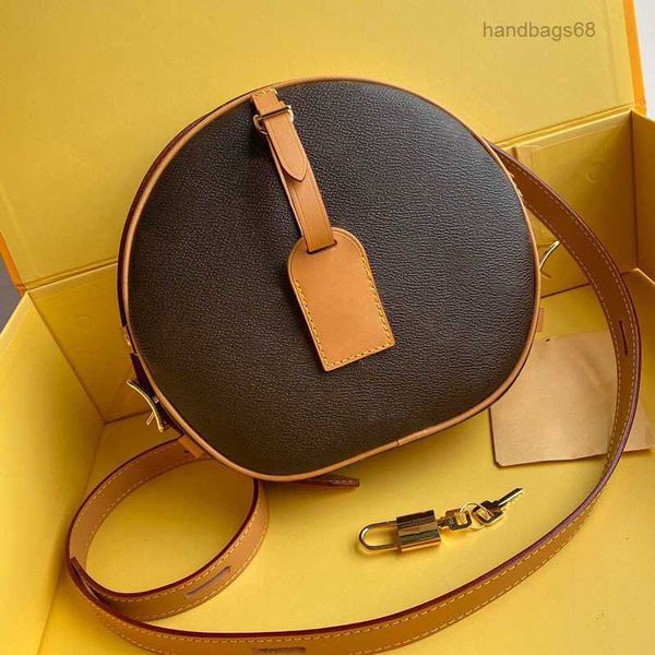

m43514 shoulder bags petite boite chapeau boite mm pm handbag purse original cowhide trim canvas hatbox designer crossbody messenger handbag