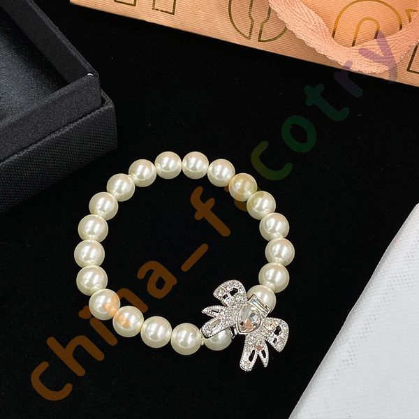 

designer jewelry pearl bracelet bowknot set with diamond cute sweet necklace small design brand jewelry suit, Black