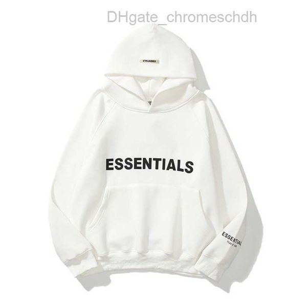 

ess men's luxury sweatshirts jackets hoodies men women letter essentials pullover hoodie hooded hip hop loose sweater casual sweatshir, Black