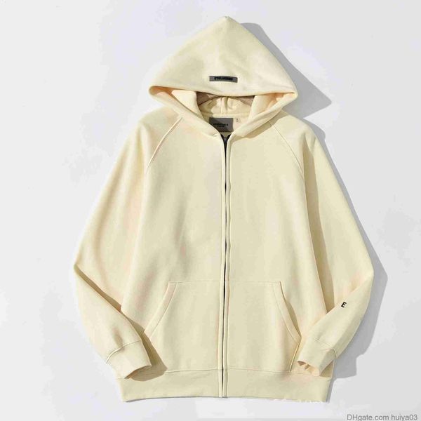 

designers men's hoodies womens hoodie autumn winter pure cotton hooded s-2xl headless round neck long sleeve clothes sweatshirts jacket, Black