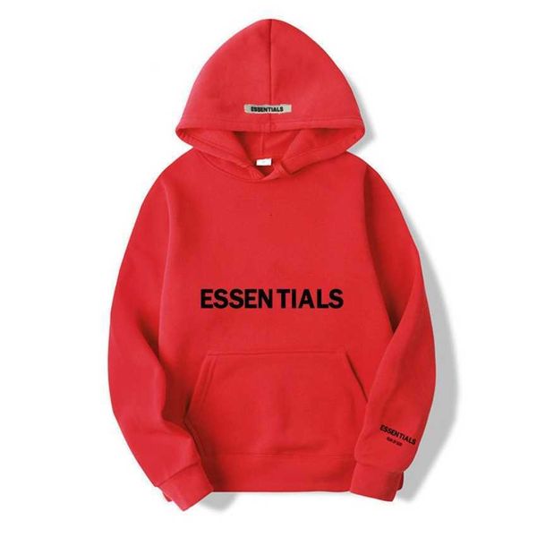 

hoodie jacket new essentials double thread hooded loose sweater for men and women, Black;brown