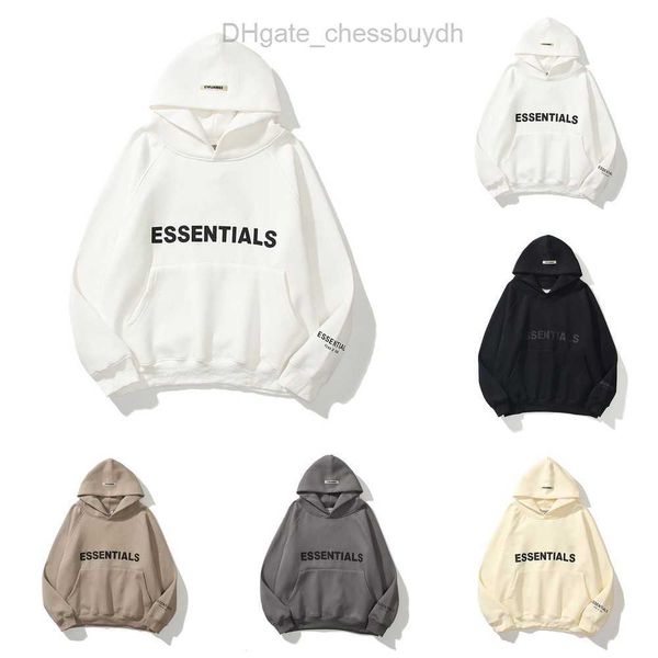 

sweatshirts men's luxury ess jackets hoodies men women letter essentials pullover hoodie hooded hip hop loose sweater casual sweatshir, Black;brown