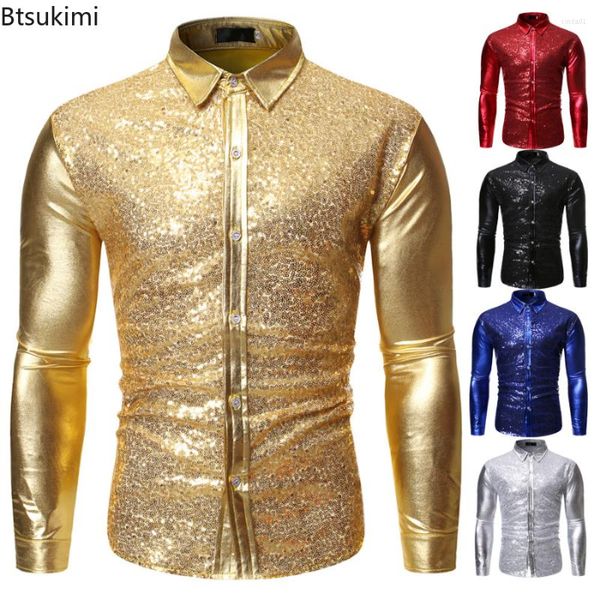 

men's casual shirts night club wear men's dress camisa social brand slim long sleeve shirt down black, White;black