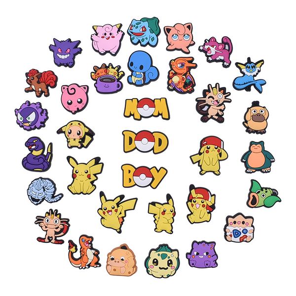 

anime charms wholesale childhood memories baby elf cartoon charms shoe accessories pvc decoration buckle soft rubber clog charms fast ship, Blue