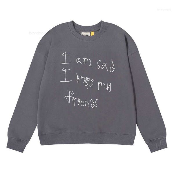 

friends t galleries shirt designer my gallerysdept terry neck pullover coon am round sad miss 1jn4, White;black