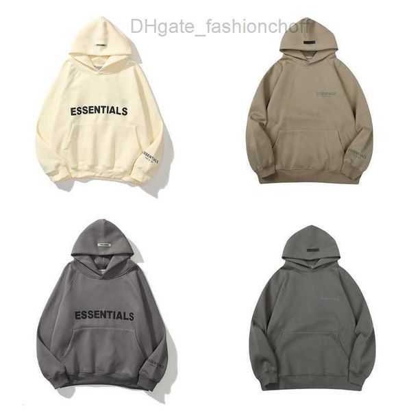 

jackets essentials men's luxury sweatshirts ess hoodies men women letter pullover hooded fashion hip hop sweatshirt sweater hoodie casu, Black;brown