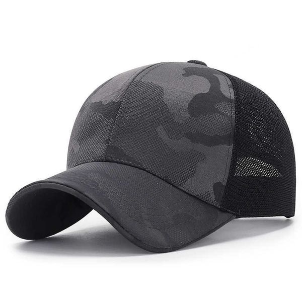

ball caps men's baseball cap caps camouflage for men mesh camouflage camo cap outdoor cool army military hunting hunt sport cap for man, Blue;gray