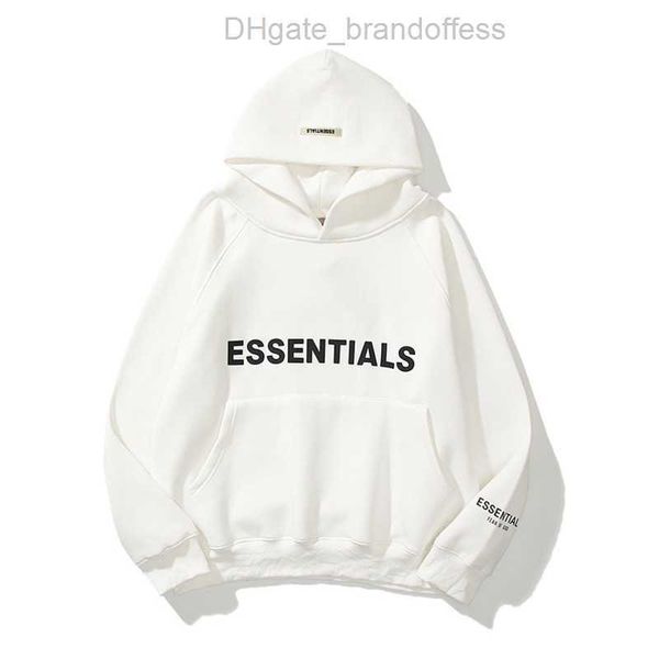 

sweatshirts men's luxury ess jackets hoodies men women letter essentials pullover hoodie hooded hip hop loose sweater casual sweatshir, Black;brown