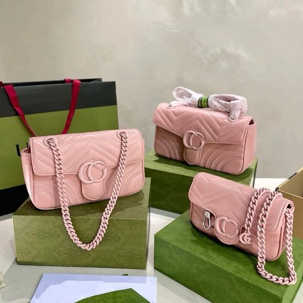 

women luxurys designers marmont womens bag bags shoulder handbag handbags classic leather heart style gold chain tote messenger