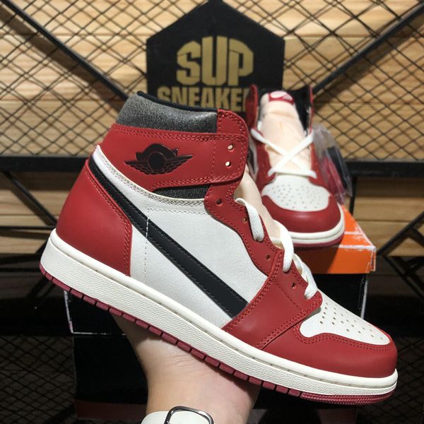 

og men women jumpman 1 basketball shoes black phantom genuine leather retros 1 basketballs sneakers chicago luxury outdoor sports shoe desig