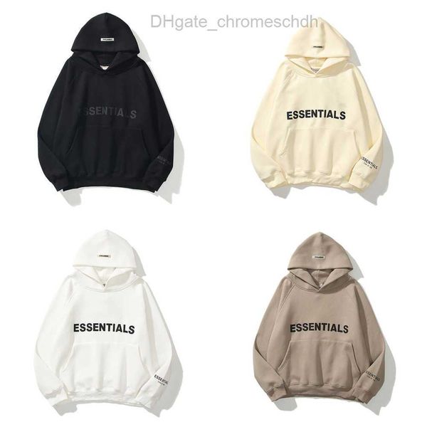 

ess luxury men's sweatshirts jackets hoodies men women letter essentials pullover hoodie hooded hip hop loose sweater casual sweatshir, Black;brown