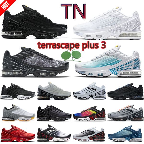

outdoor shoes tn plus 3 men women tns shoe triple black mesh leather white grey crinson red new york prints volt glow blue pink gradient lig
