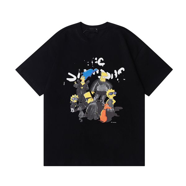 

men's t-shirt 2023 balencaigaity fashion design t-shirts womencotton wrinkle proof printed letter casual couple clothing 03-09, White;black