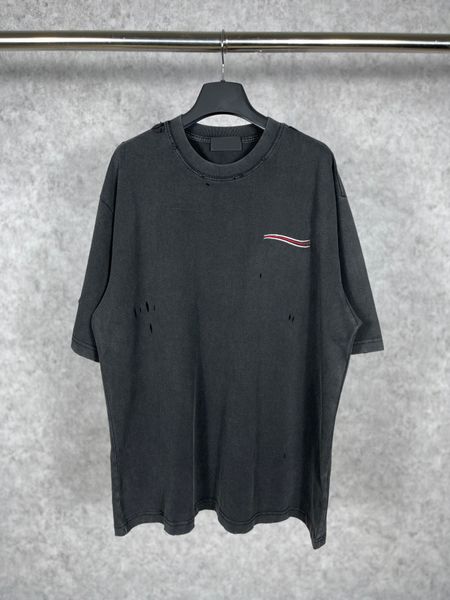 

men's plus tees polos round neck embroidered and printed polar style summer wear with street pure cotton fkmm, Black;brown