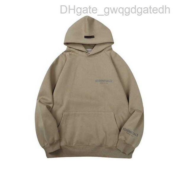 

ess luxury men's sweatshirts jackets hoodies men women letter essentials pullover hooded street hip hop sweatshirt sweater hoodie casua, Black
