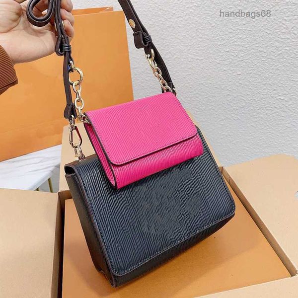 

fashion shoulder bag casual womens bags two in one detachable design classic metal handbag handbags68