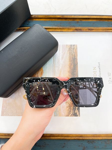 

designer hollow womens sunglasses mens square head sunglass travel 4431 framed glasses with box, White;black