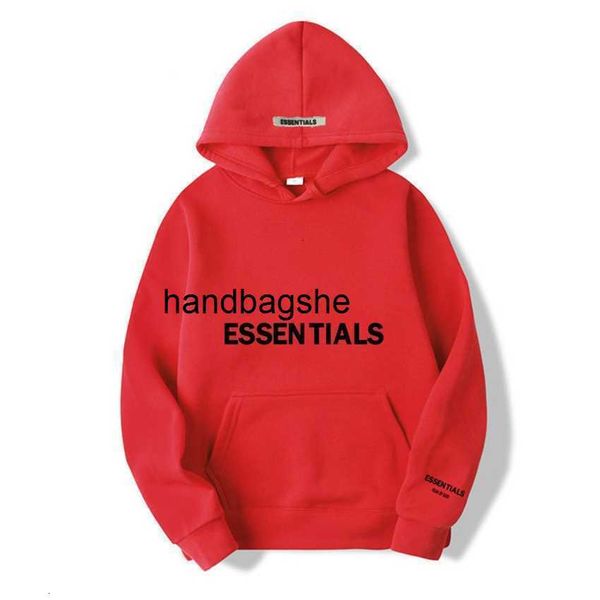 

hoodie sweatshirt new essentials double thread hooded loose sweater for men and women, Black;brown