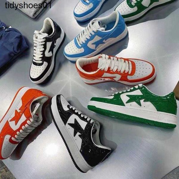 

bapesta bapestas baped sta casual shoes sk8 low men women black white pastel green blue suede pink mens womens trainers outdoor sports