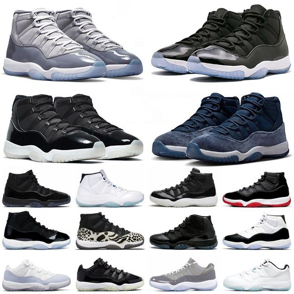 

basketball shoes 11s cherry cool grey midnight navy jubilee 25th anniversary concord bred low 72-10 legend blue mens women trainers sports