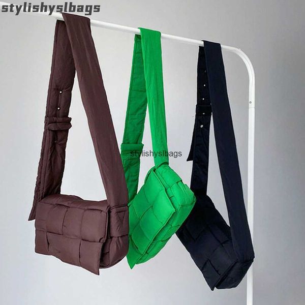 

shoulder bags 2022 new space cotton handbag shoulder bag for women small padded cassette ladies quilted shopper bags messenger bag tote bags