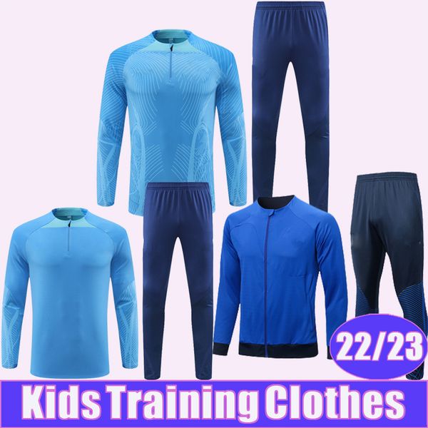 

22 23 kane rashford training wear soccer jerseys kids kit suit sterling gomez dele maddison trippier rose half zip tracksuit football shirts, Black;yellow