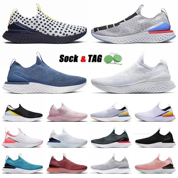 

2023 fly knit v2 jogging running shoes mens womens epic react all white silver grey black spots bright orange purple plum blue burgundy ligh