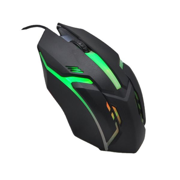 

2023 wired mouse gamer usb 3200dpi led rgb usb light-emitting mice desknotebook universal mouse