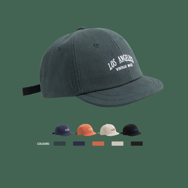 

ball caps short brim baseball hip hop casual flat brimmed hat cotton outdoor sports men sunscreen letter embroidery bone 230104, Blue;gray