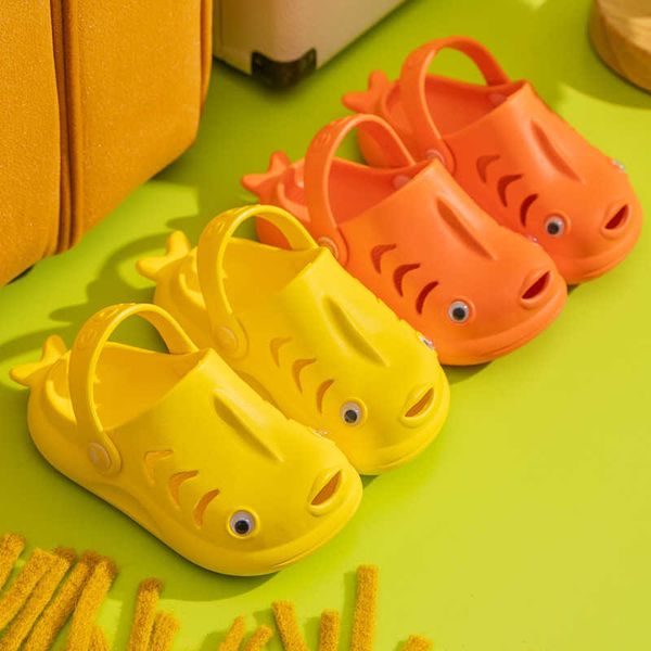 

slipper children' slippers summer outdoor baby boys hole shoes non-slip soft bottom girls fashion kids sandals solid pink flat casual, Black;grey