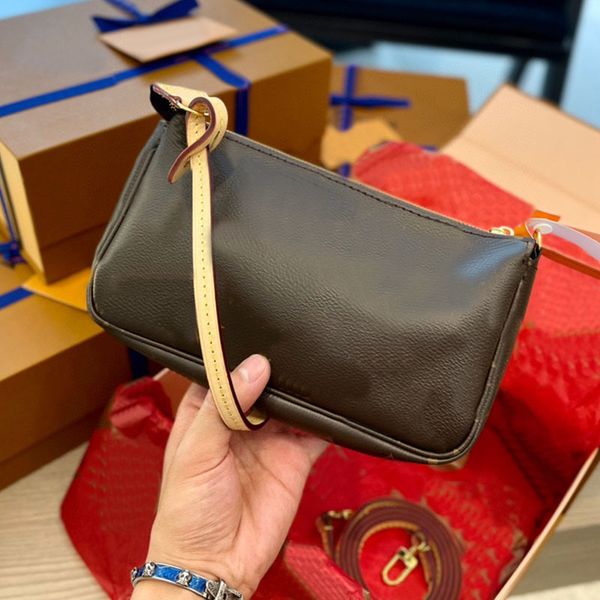

17/23.5cm chain mini bag crossbody shoulder armpit bags light women handbags classic old flower lattice chessboard check purse wallets mahjo