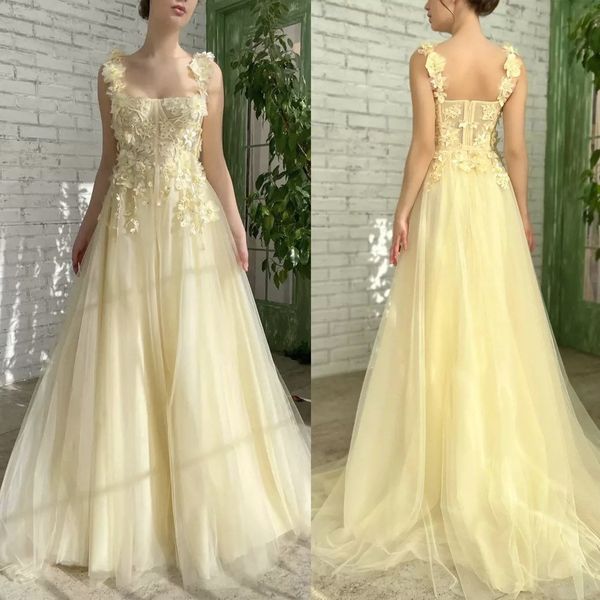 

elegant prom dresses mermaid beteau sleeveless 3d flower applicant little beaded on soft tulle backless floor length zipper custom made even, Black