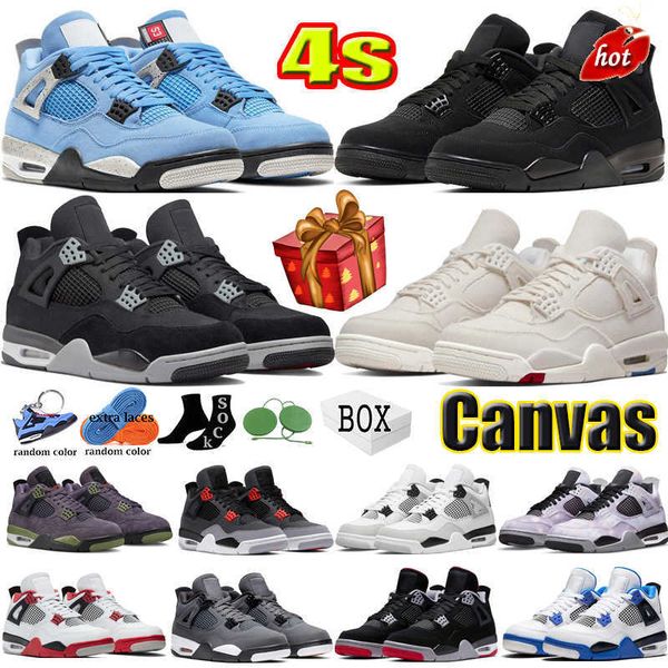 

2023 jumpman og 4 4s zen master designer basketball shoes men women jumpman black cat canvas white oreo cool grey red thunder bordeaux sail
