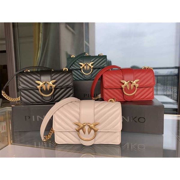

designer pinkoos women handbags swallow womens swallow new sheepskin twill bird high pressure flower chain armpit