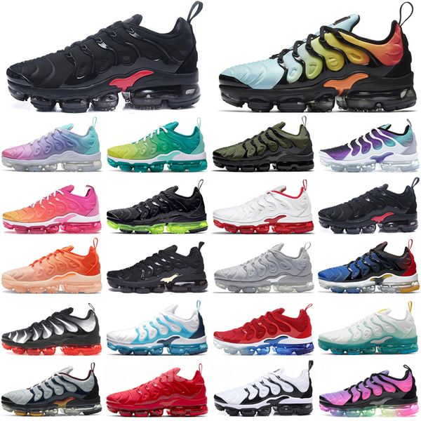 

tn plus big size 13 tns running shoes womens mens terrascape reflective black white trainers university blue fly knit moc runner sneakers 46