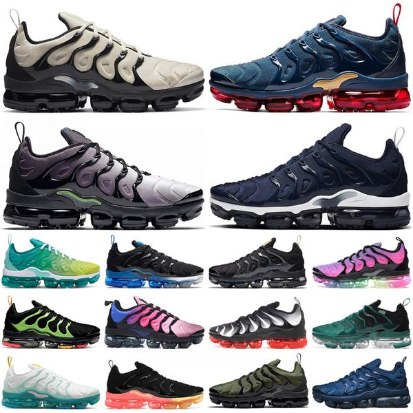 

casual shoes 2023 tn plus men running since 1972 orange gradients lemon lime triple black white red royal blue metallic gold men women train