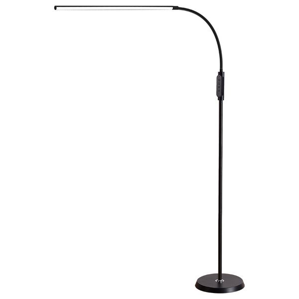 

led floor lamp living room swing arm adjustable balcony reading light 3000-6500k floor standing lamps with metal base home decor lighting