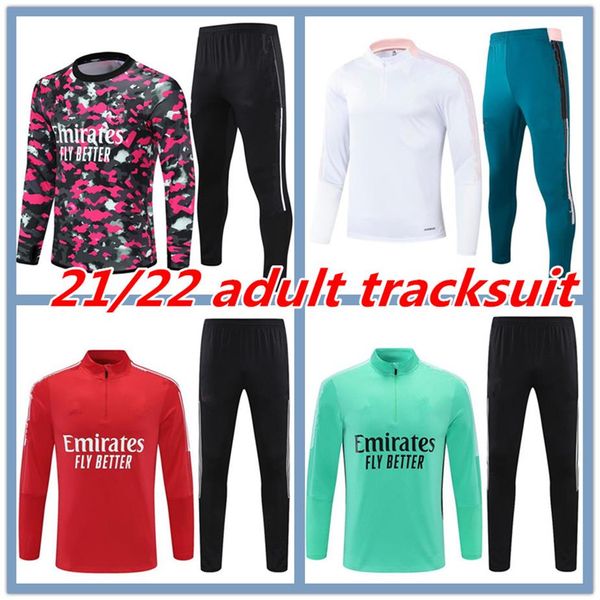 

20 21 long sleeve soccer tracksuit 2021 2022 totti training suit short polo lautaro dzeko lukaku calhanoglu piatek football 255a, Black