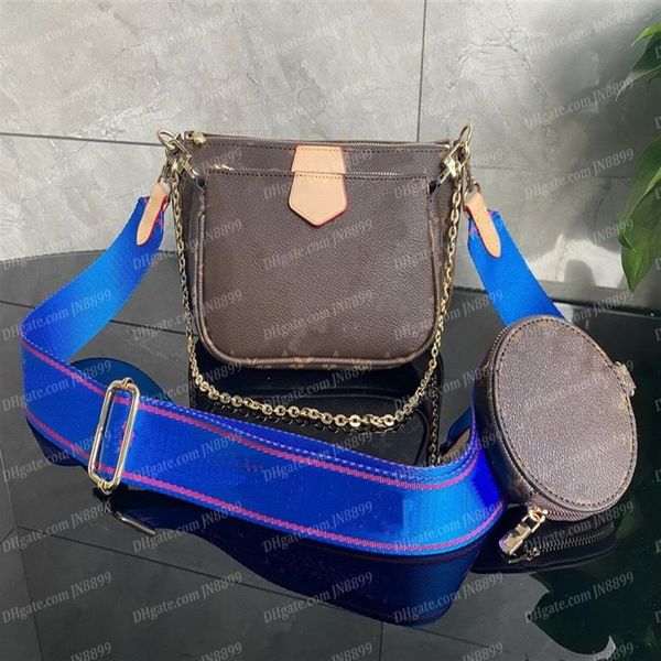 

designer 3 piece set bags women crossbody bag pu leather handbags purses lady tote bags coin purse three item 6 colors202q