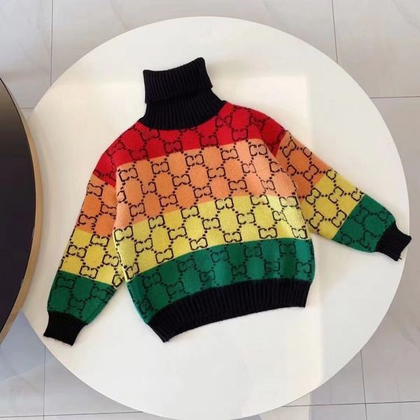 

kid sweatshirts kids sweaters boys girls baby pullover luxury spring autumn winter children keep warm letter printed sweater jumper clothing, Blue