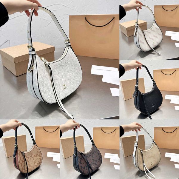 

new shoulder bag coa retro half moon women classic c letter logo tote designer s crossbody purse handbag 221019