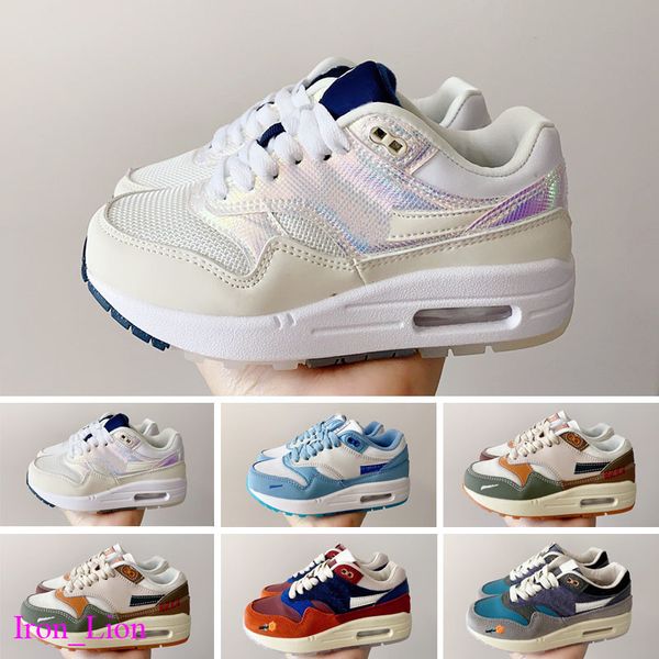 

cushion 1 87 kids running shoes have a day og patta x 1s 87s anniversary red light iron white black black leopard womens outdoor trainers sn