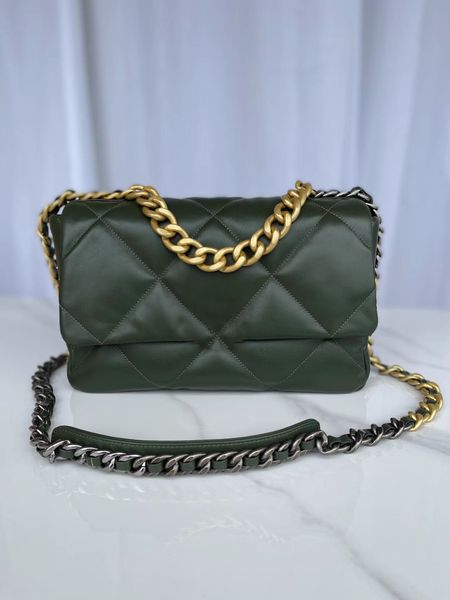 

real authentic quality designer loulou bag large shoulder chains crossbody clutch bags purses genuine calfskin leather grosgrain lining mess