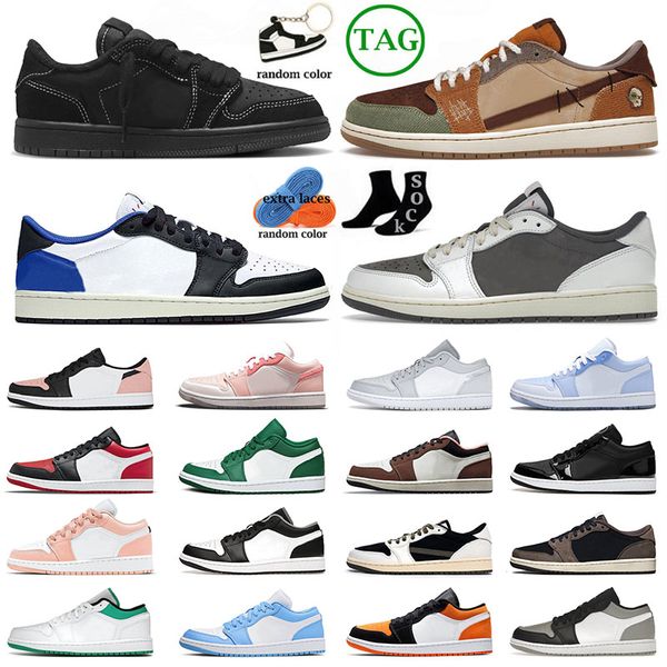 

black phantom jumpman 1 low basketball shoes for men women reverse mocha 1s zion williamson voodoo bleached coral bred all star olive sports