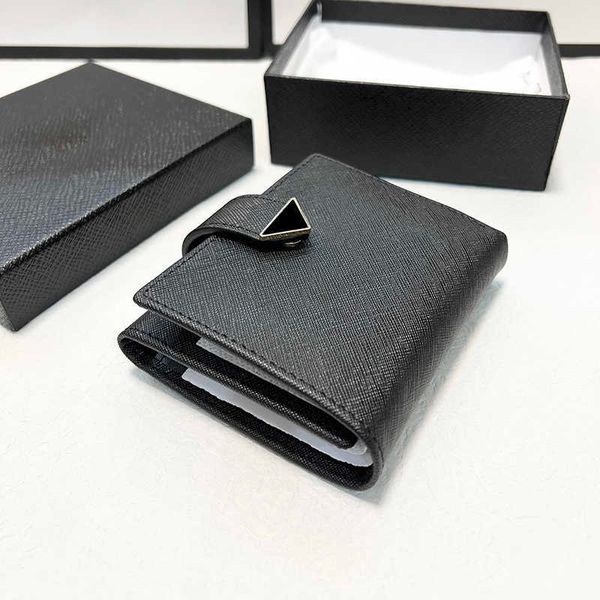 

new pbag leather multicolor coin purse ladies wallet blue card holder classic zipper pocket wallets for women men with box 230103, Red;black
