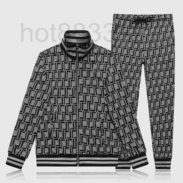 

men's tracksuits designer men fashion jackets suits mens hiphop style clothing set autumn winter sportwear coat jogger pants 3 styles l, Gray
